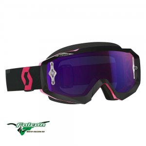 Мотоочки Scott Hustle MX Black/Fluo pink/purple chrome