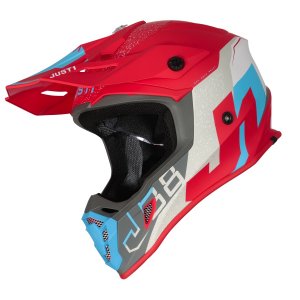 Кроссовый шлем Just1 J38 Korner Blue-Red