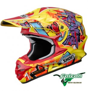Кроссовый шлем Shoei VFX-W Barcia TC-3
