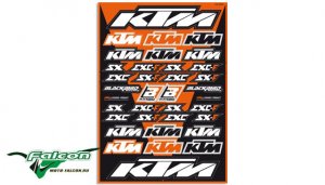 Лист наклеек Blackbird Universal Sticker Kit KTM 