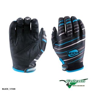 Перчакти кроссовые MSR Axxis Gloves Black/cyan