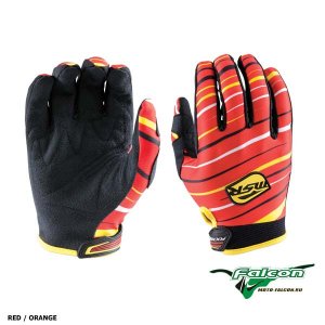 Перчакти кроссовые MSR Axxis Gloves Red/yellow