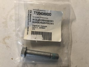 Болт амортизатора нижний 77204089000